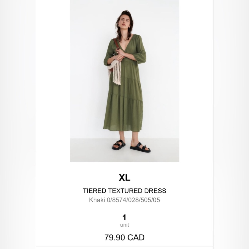 Zara maxi dress